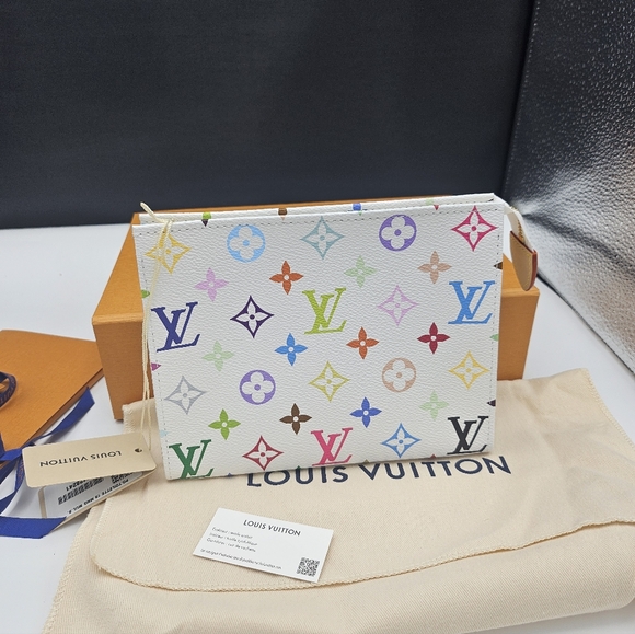 Brand new authentic 2026 Louis Vuitton Murakami Multicolor Toiletry Pouch 19 - Picture 15 of 17